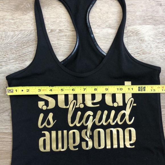 Lululemon full on Luon racerback tank “sweat is Liquid Gold” - Picture 5 of 11